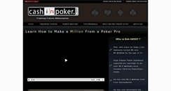 Desktop Screenshot of cashinpoker.com